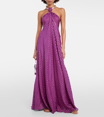 Silk-blend maxi dress | Johanna Ortiz