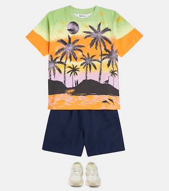 Amal linen and cotton shorts | Molo