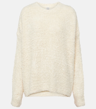 Oversize-Pullover aus Seide | Toteme