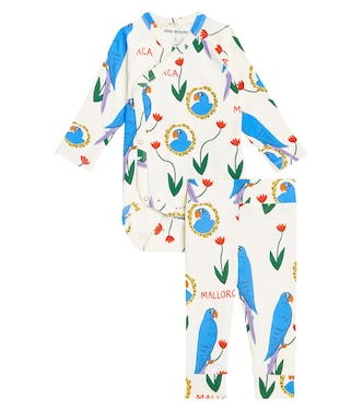 Baby - Pantaloni e body Parrots in jersey | Mini Rodini