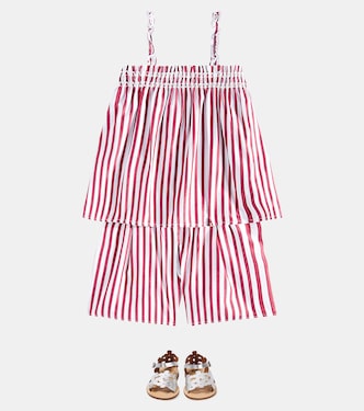 Set de top y shorts de algodón a rayas | Polo Ralph Lauren Kids