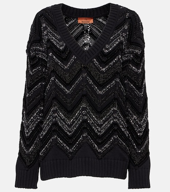 Jersey en zigzag con lentejuelas | Missoni
