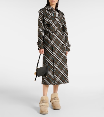 Bottines en daim et shearling | Burberry