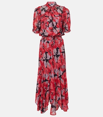 Abito midi in georgette con stampa | Polo Ralph Lauren