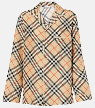 Hemd Burberry Check aus Seide | Burberry
