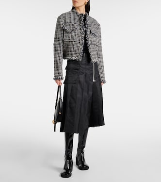 Wool-blend tweed jacket | Sacai