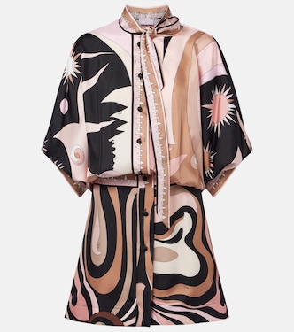 Stella silk twill minidress | Pucci