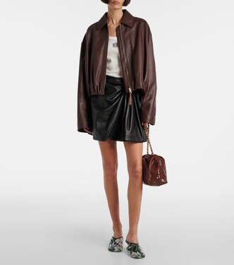Mini-jupe en cuir | Loewe