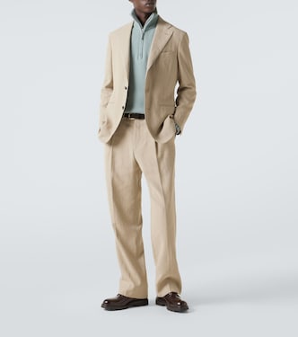 Jersey de cachemir con media cremallera | Allude