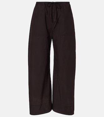 Kyoto cotton wide-leg pants | Leset
