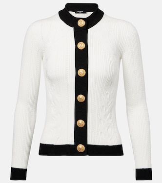Cable-knit cardigan | Balmain