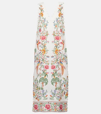 Printed linen maxi dress | Farm Rio