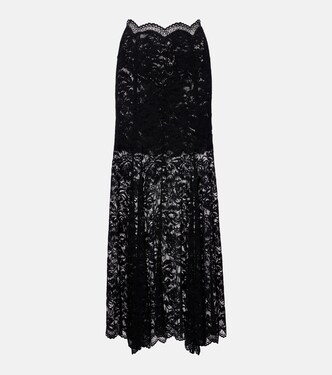 Floral lace midi skirt | Rabanne