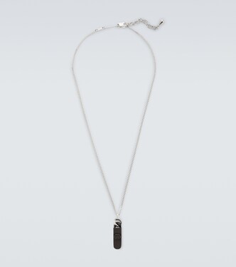Interlocking G sterling silver pendant necklace | Gucci