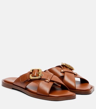 Nil leather slides | Chloé