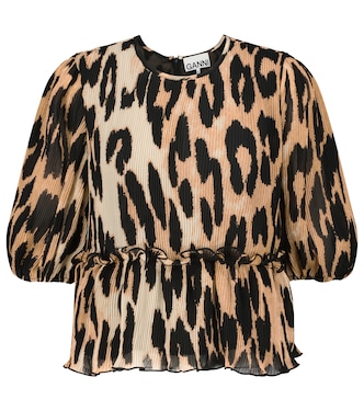 Top aus Georgette | Ganni