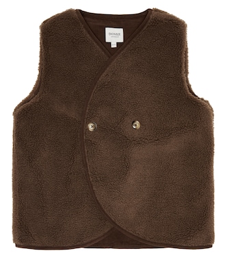Weste aus Faux Shearling | Donsje