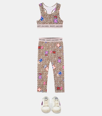 Leopard-printed leggings | Marc Jacobs Kids