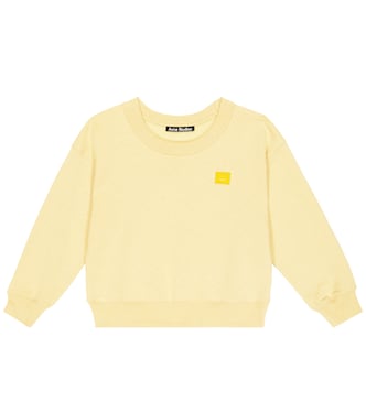 Face cotton jersey sweatshirt | Acne Studios Kids