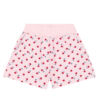 Printed cotton-blend shorts | Monnalisa