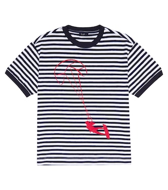 Printed cotton jersey T–shirt | Il Gufo