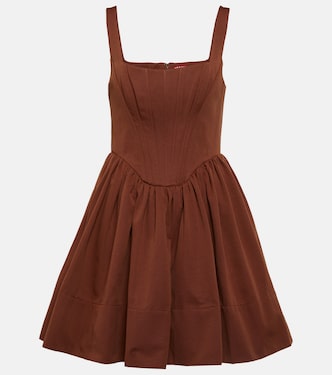 Landscape babydoll minidress | Staud