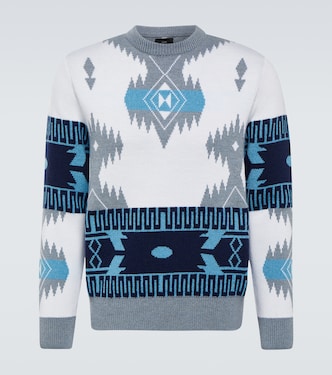 Icon jacquard virgin wool sweater | Alanui