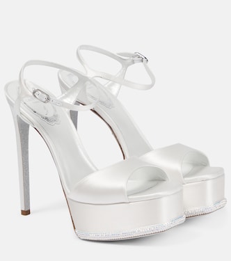 Bridal platform pumps | Rene Caovilla