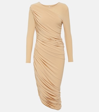 Diana asymmetric ruched minidress | Norma Kamali