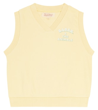 x Babar cotton sweater vest | The Animals Observatory