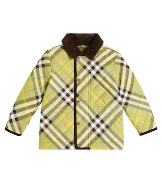 Veste Burberry Check en coton matelassé | Burberry Kids