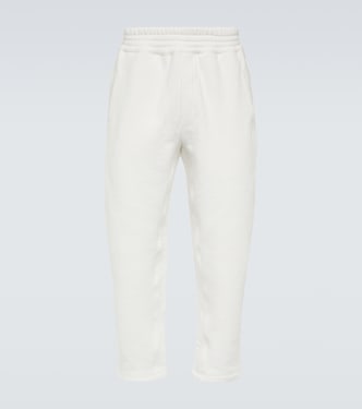 Pantalones tapered Koa de rizo de algodón | The Row