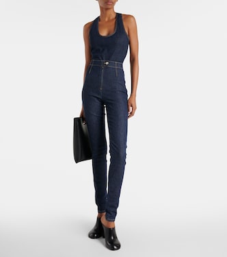 Jeans skinny de tiro alto | Alaïa