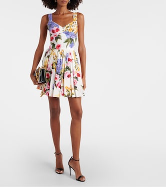 Minikleid aus einem Baumwollgemisch | Dolce&Gabbana