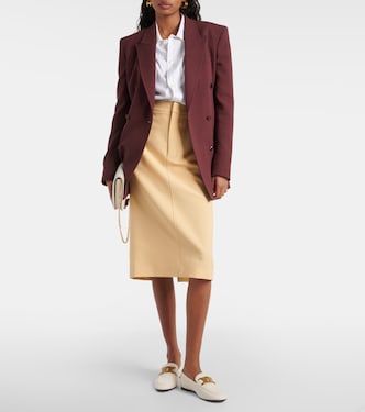 Falda tubo de lana virgen | Tod's