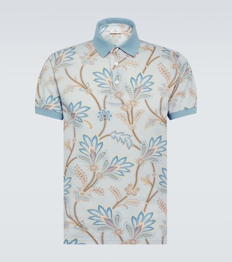 Polo de piqué de algodón estampado | Etro