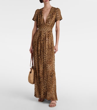 Lou cheetah-print maxi dress | Melissa Odabash