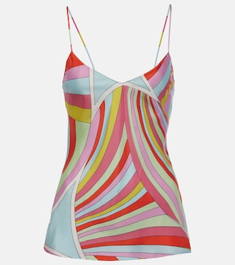 Top Iride in twill di seta | Pucci