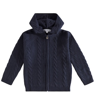 Cardigan in misto lana a trecce | Tartine et Chocolat