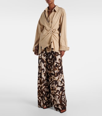 Weite High-Rise-Hose | Dries Van Noten