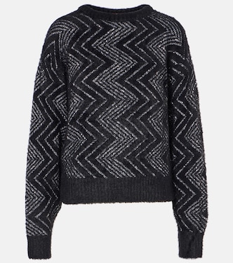 Jersey de punto metalizado en zigzag | Missoni