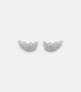 Orecchini Scatter in oro bianco 18kt con diamanti | Ananya