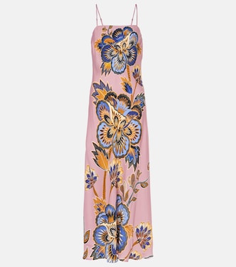 Bedrucktes Slipdress aus Satin | Farm Rio