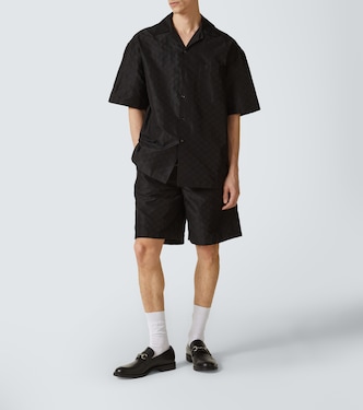 Camicia bowling in cotone e seta | Gucci