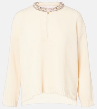 Verzierter Pullover aus Schurwolle | Valentino