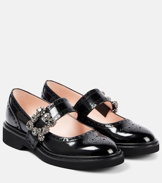 Viv' Rangers patent leather Mary Jane flats | Roger Vivier