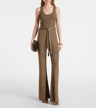 Top in maglia a coste con lamé | Tom Ford