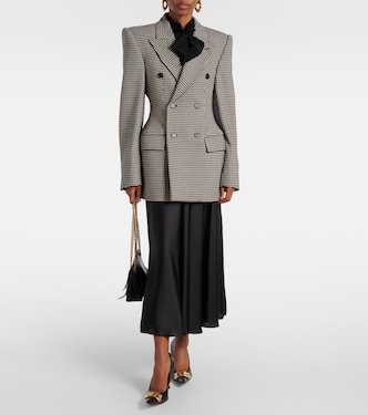 Houndstooth wool blazer | Balenciaga