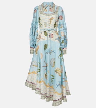 Bedrucktes Hemdblusenkleid Bath House | Alémais