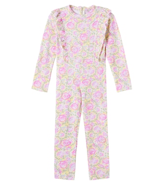 Mono de baño Linette floral con volantes | Louise Misha